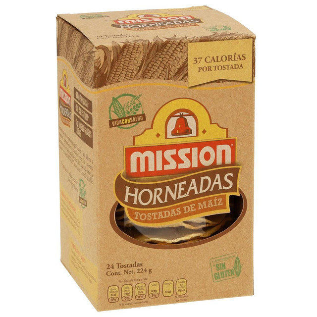 Tostadas De Maíz Horneadas Light LA MISSION 