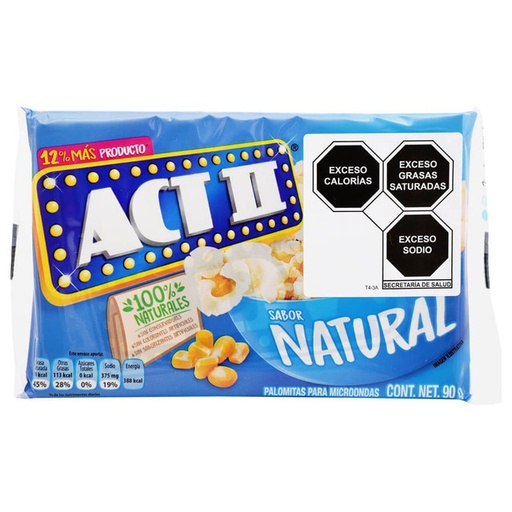 Natural Microwave Popcorn ACT II (ea)