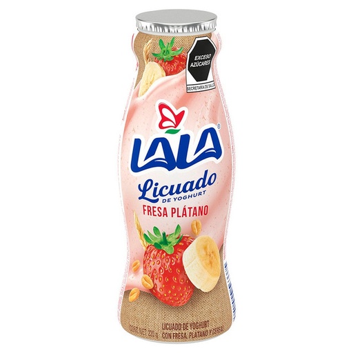 Yogurt Licuado Fresa Platano Y Cereales (pz)